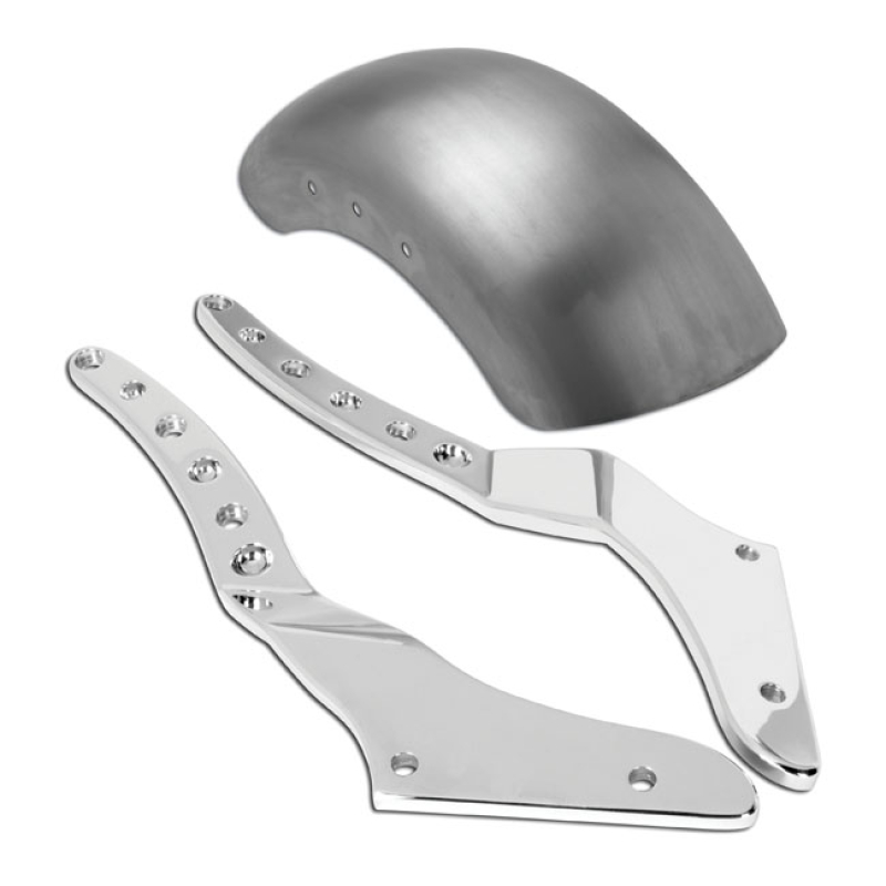 RSD, TRACKER 200MM REAR FENDER CONVERSION KIT. CHROME 589111
