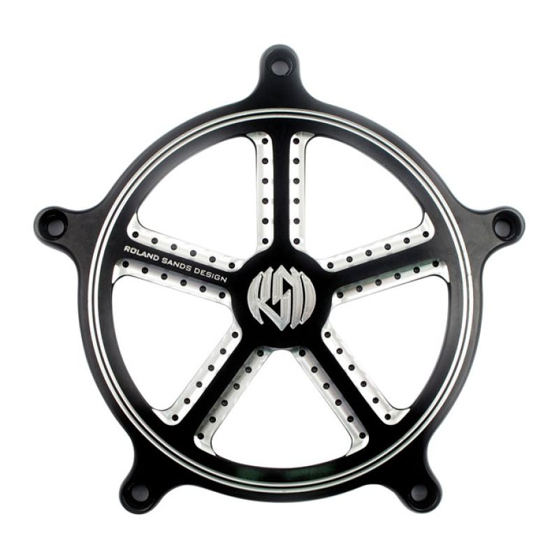 RSD, VENTURI AIR CLEANER FACE PLATE. MISSION, BLACK CC 589198