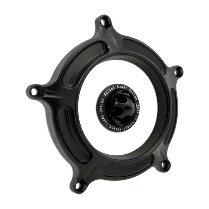 RSD, TURBINE AIR CLEANER FACE PLATE. 'TURBINE'. BLACK OPS 589267