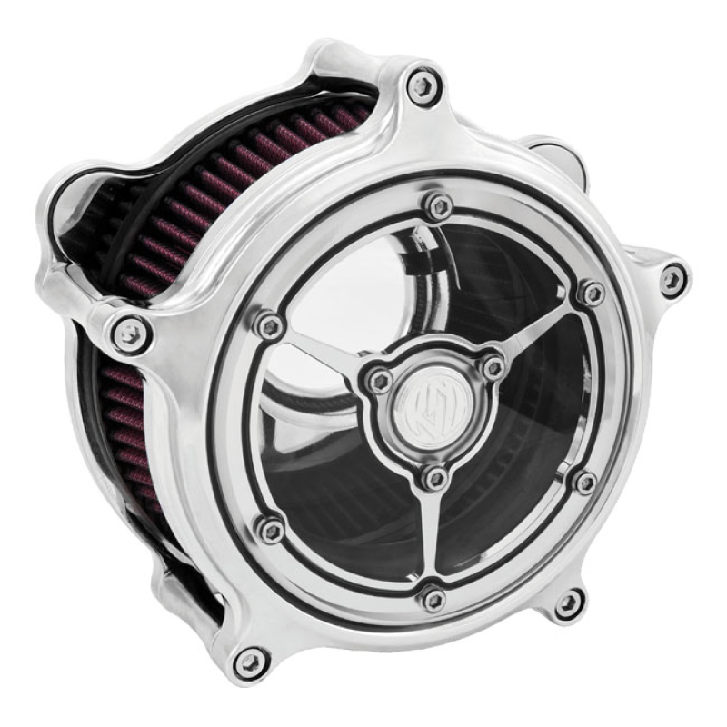 RSD, 'CLARITY' AIR CLEANER KIT. CHROME CHROME PLATED. A CLEAR TRANSPAR 589309