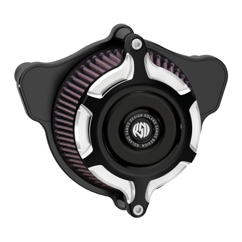 RSD, BLUNT ''SPLIT'' AIR CLEANER KIT. BLACK CC 589702