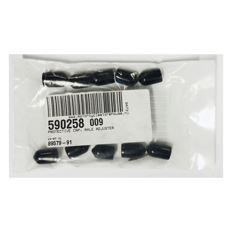 PROTECTIVE CAP, AXLE ADJUSTER 2 USED.  OEM REPLACEMENT REFERENCE 89579 590258