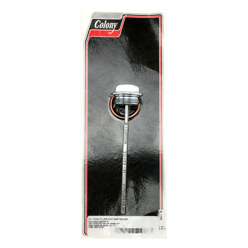 COLONY, SCREW-IN DIPSTICK. ZINC ZINC PLATED. OEM REPRODUCTION DIPSTICK 590296
