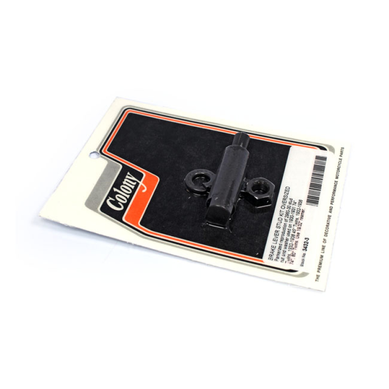 COLONY, BRAKE LEVER STUD INSTALL KIT. OVERSIZED STUD BLACK PARKERIZED. 590310