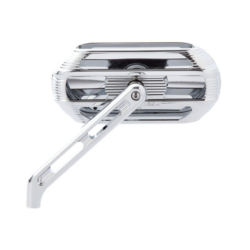 ARLEN NESS, SIDEKICK CAGED MIRROR LEFT HAND CHROME ANOTHER GREAT EXAMP 590372