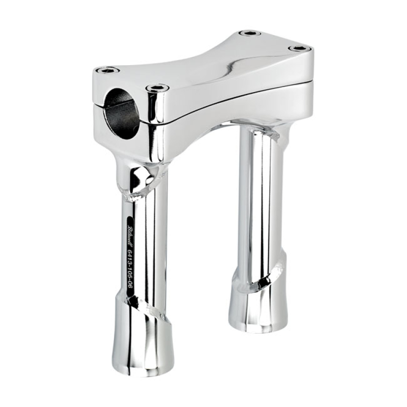 BILTWELL MURDOCK O/S STRAIGHT RISERS 6" CHROME CHROME PLATED. THIS COM 590785