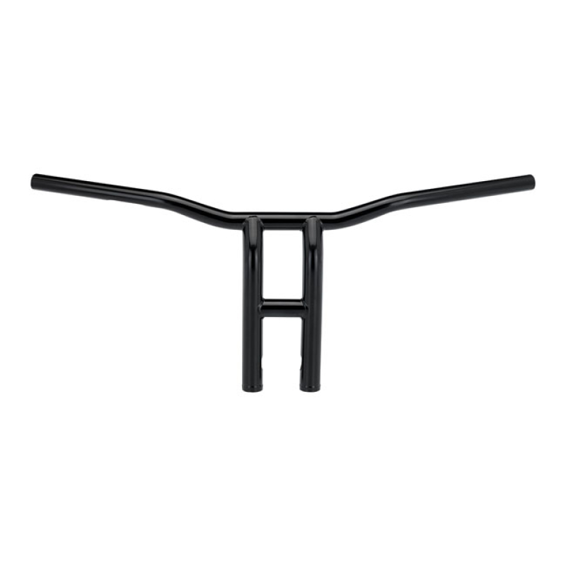 BILTWELL TYSON XL PULLBACK HANDLEBAR 12" BLACK SLOTTED 590803