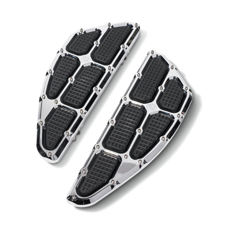 RSD, TRACTION RIDER FLOORBOARDS. CHROME 591043
