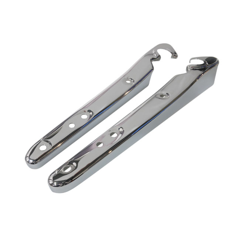 SPORTSTER FENDER STRUT COVER SET. CHROME 591061