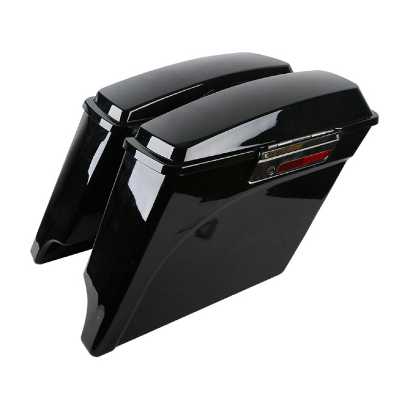 5" DOWN EXTENDED SADDLEBAG SET. BLACK 591067