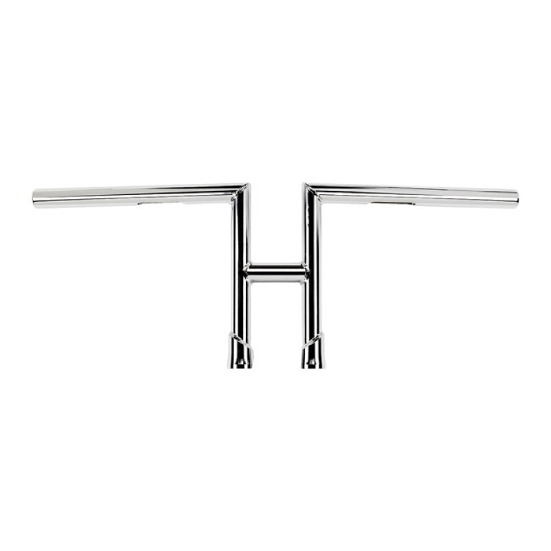 BILTWELL H2-BAR HANDLEBAR CHROME STYLE BIASED TOWARDS LIGHTER BIKES, C 591093