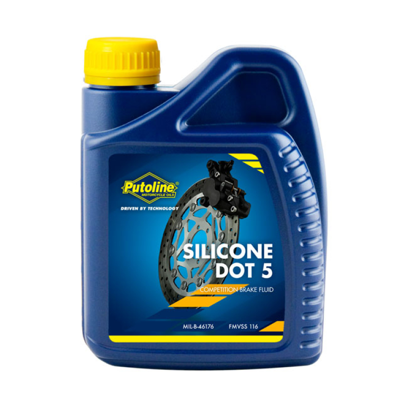 PUTOLINE, DOT 5 SILICONE BRAKE FLUID. 500CC 500CC BOTTLE.  A SILICONE 591240