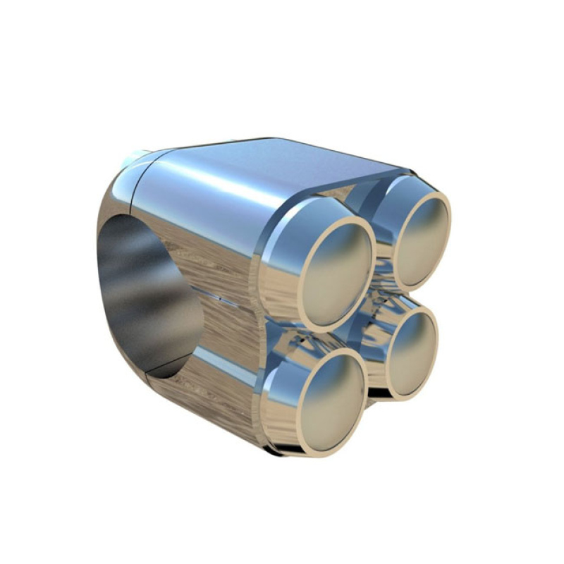 MOTONE, MICRO SWITCH WITH 4 BUTTONS. CHROME CHROME PLATED ALUMINUM. FO 591254