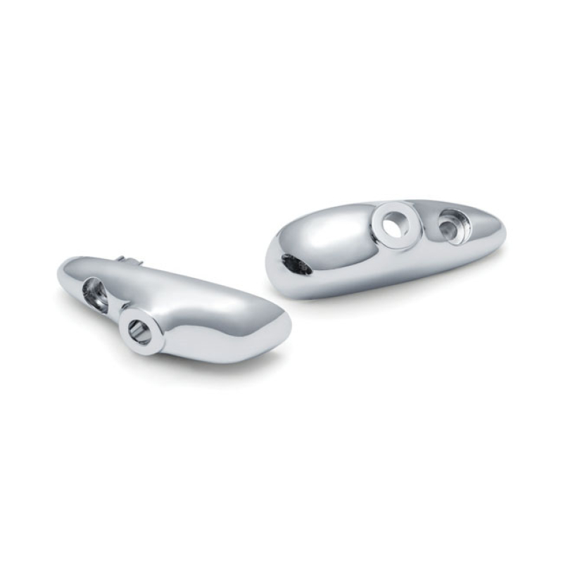 KURYAKYN, FRONT TURN SIGNAL MOUNTS. CHROME 591270