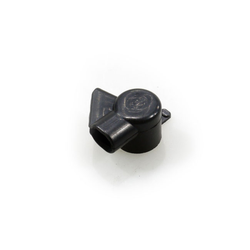 BATTERY CABLE BOOT. BLACK RUBBER BLACK RUBBER REPRODUCTION.   OEM REPL 592641