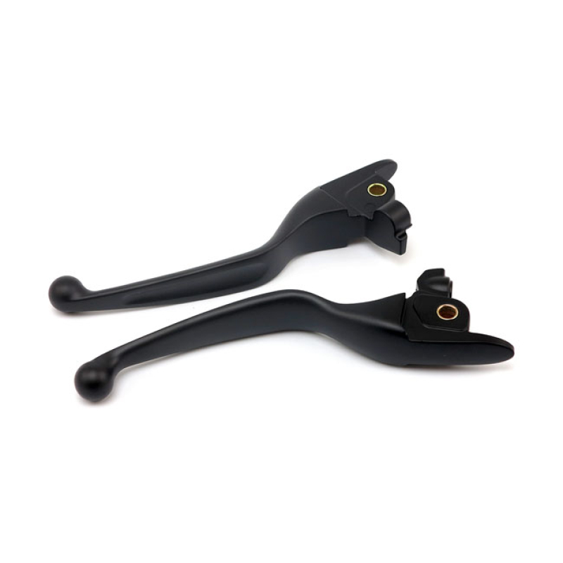 HANDLEBAR LEVER KIT, WIDE BLADE, BLACK STANDARD; BLACK 592658