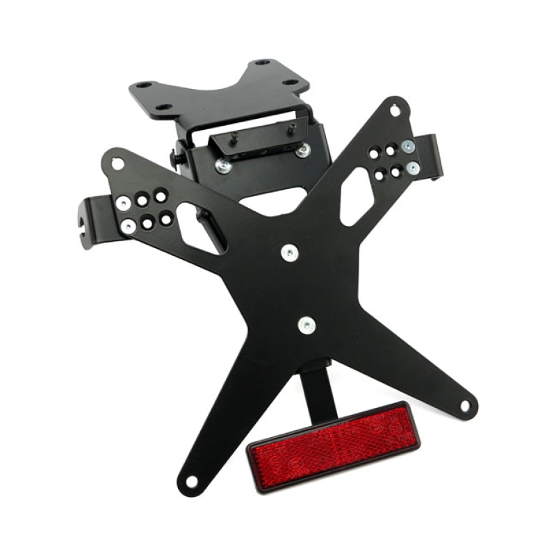 ZIEGER, UNDER FENDER LICENSE PLATE BRACKET KIT. X-LINE1 BLACK POWDER C 593518