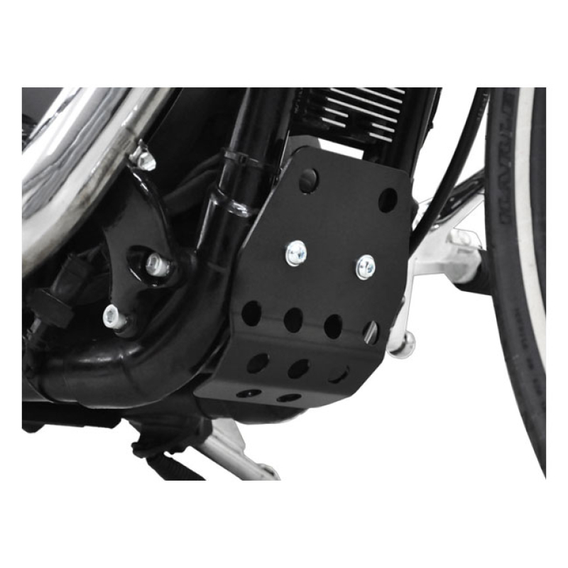 ZIEGER, XL SPORTSTER ENGINE PROTECTOR. BLACK BLACK POWDER COATED ALUMI 593531