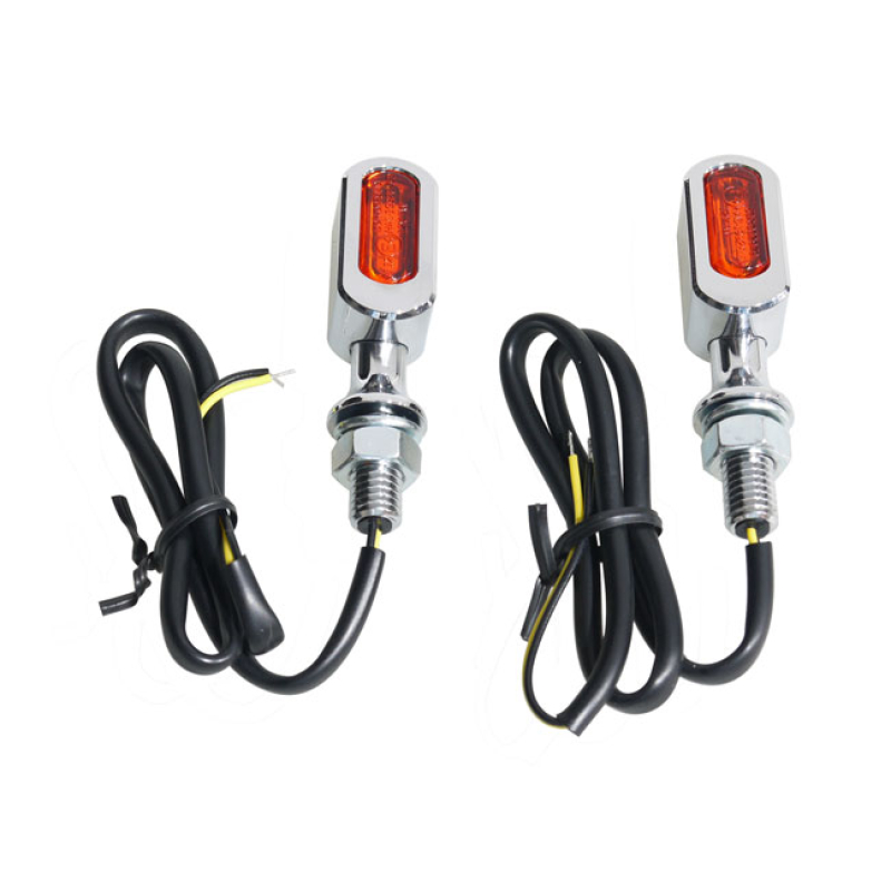 FASTLINE, LED TURN SIGNAL+POSITION LIGHT. CHROME, AMBER LENS 597581