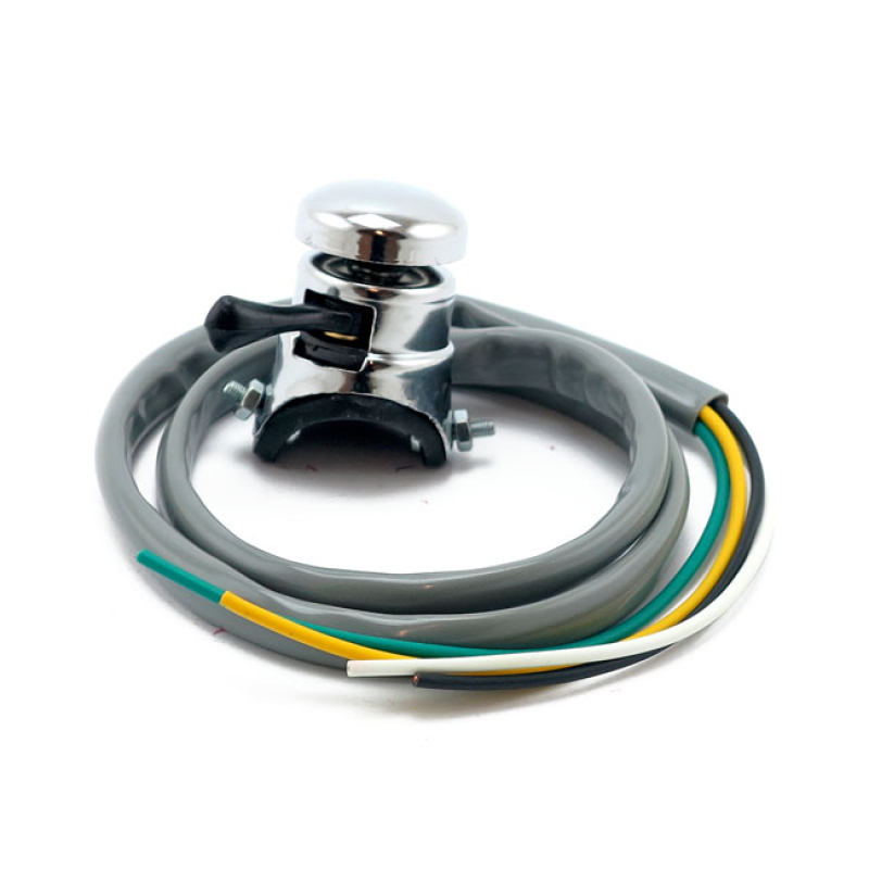 EMGO, REPLICA LUCAS HANDLEBAR HORN & HIGH/LOW SWITCH CHROME PLATED. FO 597830
