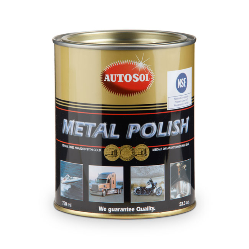 AUTOSOL, METAL POLISH. 750CC TIN WORLD-RENOWNED AND INTERNATIONALLY AW 598045