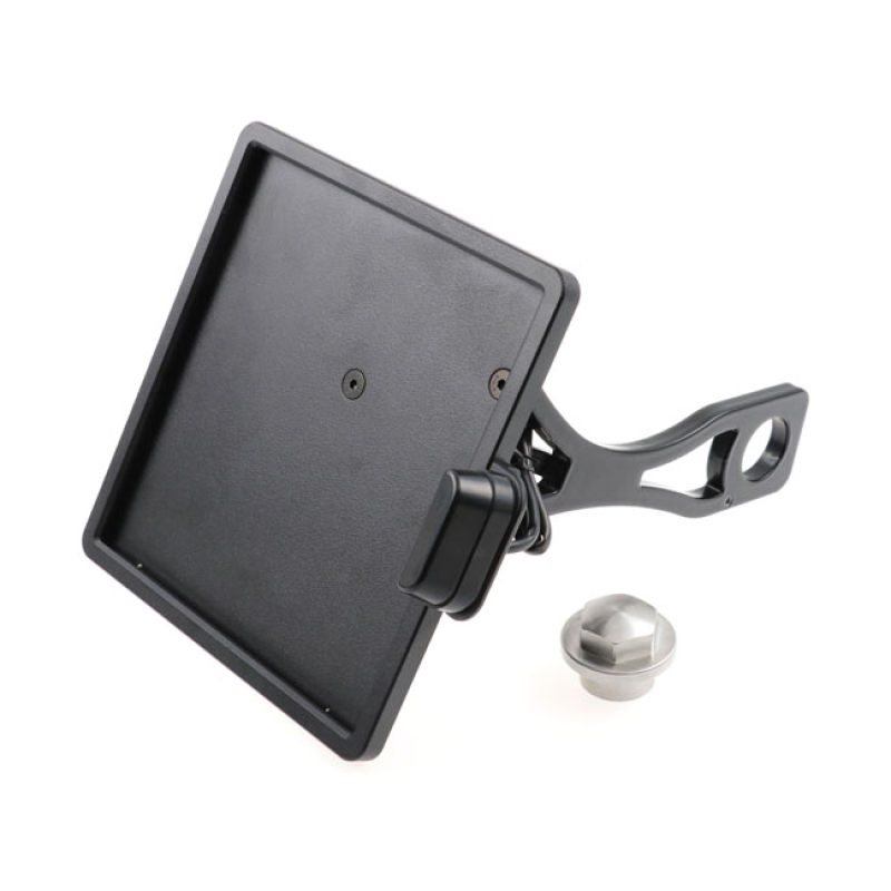 CULT-WERK, SIDE MOUNT LICENSE PLATE BRACKET, BLACK. GERMANY WITH A SPE 599110