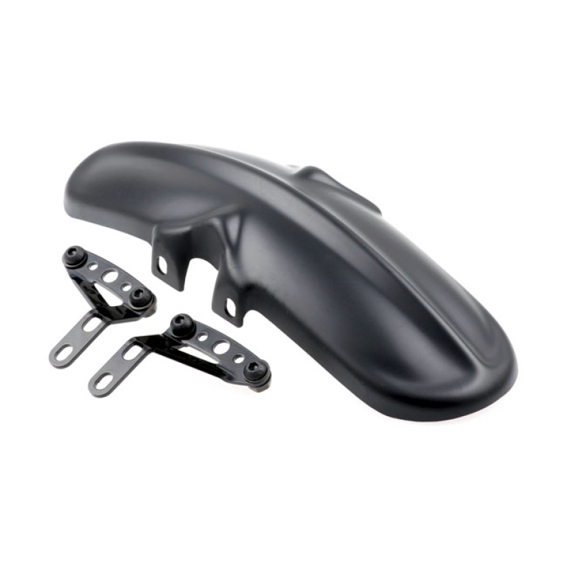 CULT-WERK, FXBB FRONT FENDER 'OLD SCHOOL'. MATTE BLACK UNPAINTED MATTE 599127