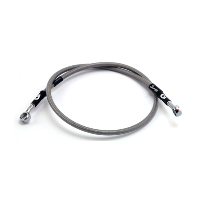 GOODRIDGE BRAKE LINE UPPER FRONT, STAINLESS CLEAR COATED STAINLESS CLE 599143