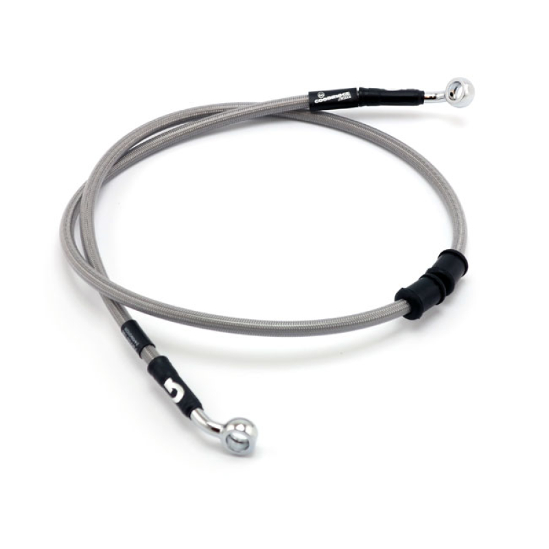 GOODRIDGE BRAKE LINE UPPER FRONT, STAINLESS CLEAR COATED STAINLESS CLE 599154
