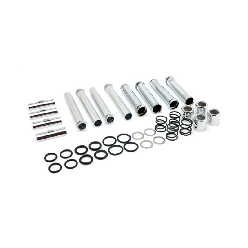 COMPLETE M8 PUSHROD COVER KIT. CHROME COMPLETE OEM STYLE REPLACEMENT P 599185