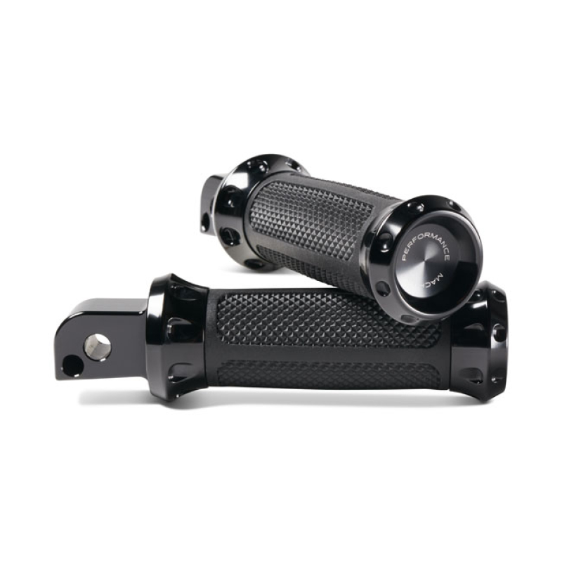 PERFORMANCE MACHINE, OVERDRIVE PASSENGER FOOT PEGS. BLACK 599219