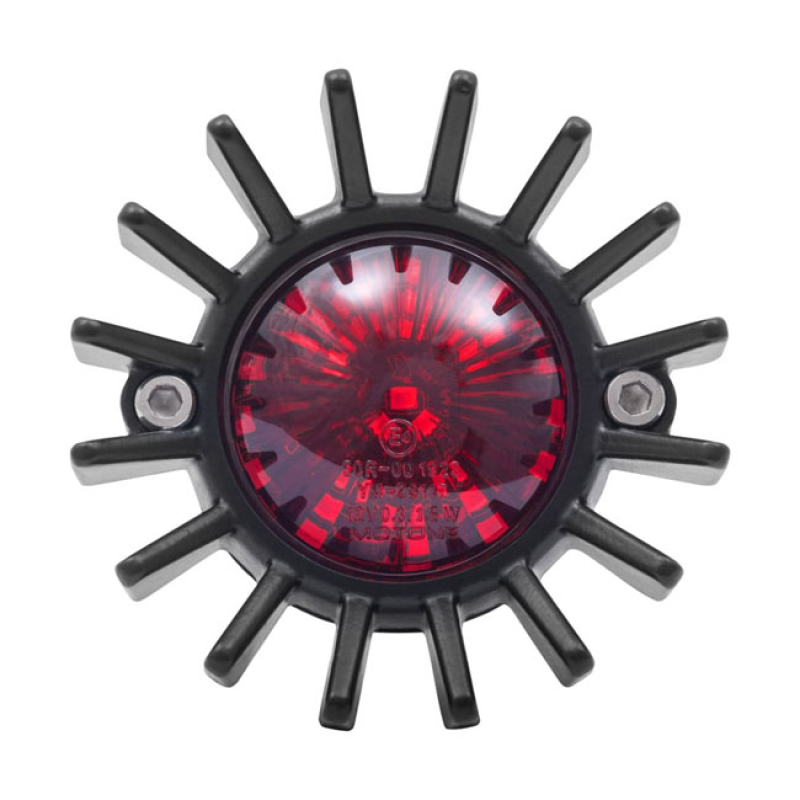 MOTONE, BIG FIN LED TAILLIGHT. BLACK, NO BRACKET. ECE BLACK. TAILLIGHT 599251