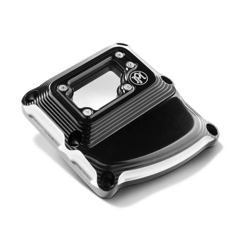 PM, TRANSMISSION TOP COVER VISION. CONTRAST CUT BLACK ANODIZED CONTRAS 599340