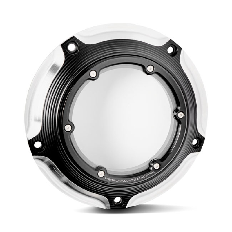 PM, DERBY COVER VISION. CONTRAST CUT BLACK CONTRAST CUT ANODIZED ALUMI 599343