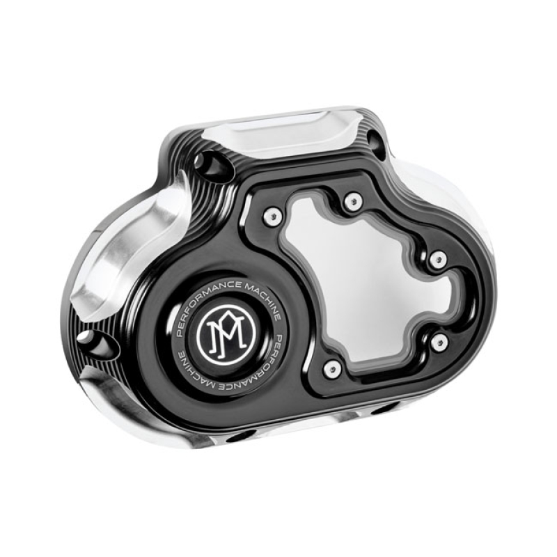 PM, TRANSMISSION END COVER VISION, CABLE CLUTCH CONTRAST CUT BLACK ANO 599349