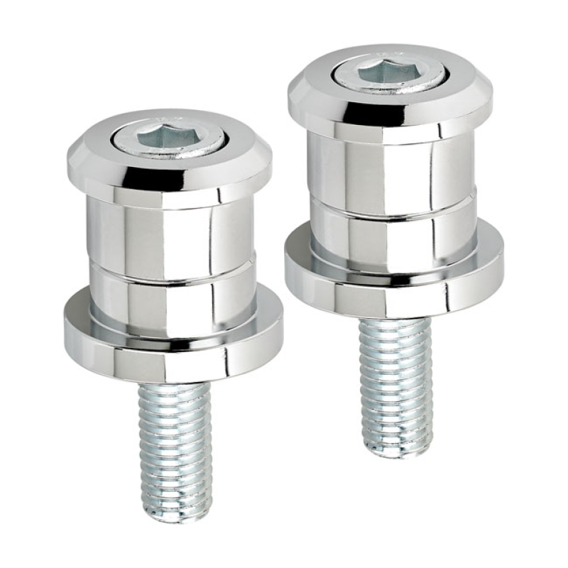 BILTWELL, SOLID RISER BUSHING SET. CHROME 599363