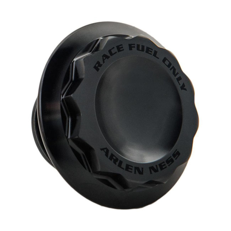 ARLEN NESS, GAS CAP 12-POINT. BLACK BLACK ANODIZED FINISH. CNC MACHINE 599443