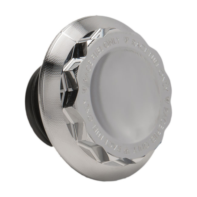 ARLEN NESS, GAS CAP 12-POINT. CHROME CNC MACHINED FROM BILLET ALUMINUM 599444