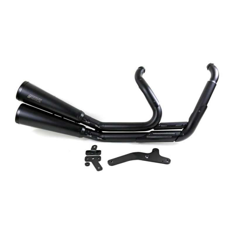 KODLIN, UPSWEPT PERFORMANCE EXHAUST, BLACK. ABE APPR. 599587