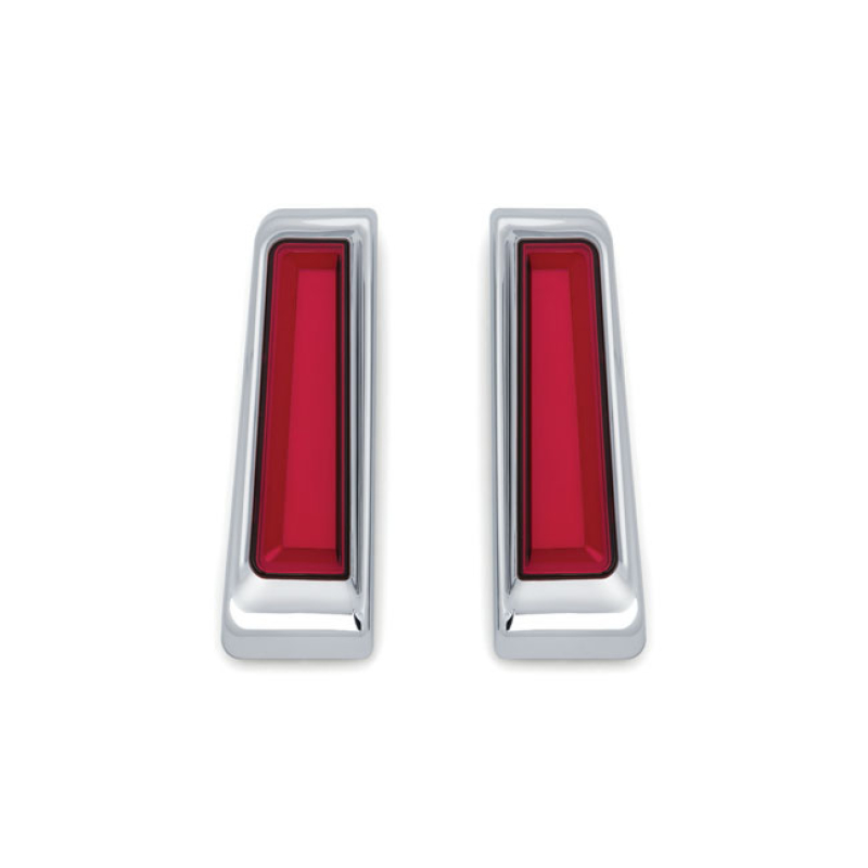 KURYAKYN, TRACER LED INSERTS FOR SADDLEBAG SUPPORTS. CHROME 599622