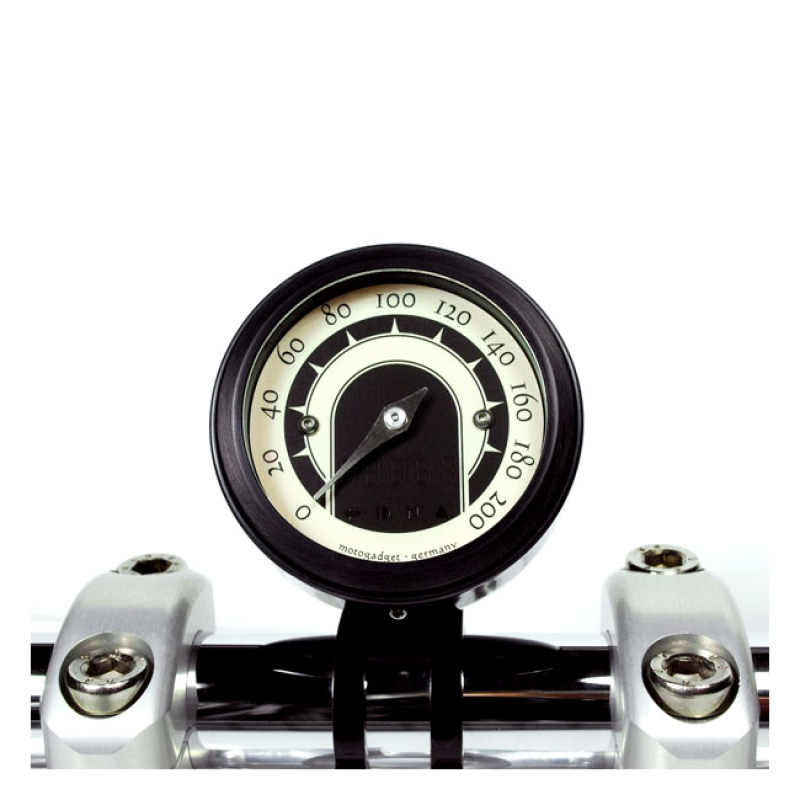 MOTOGADGET, TINY MOUNT CUP 'STREAMLINE' 22MM. BLACK BLACK ANODIZED BIL 830108