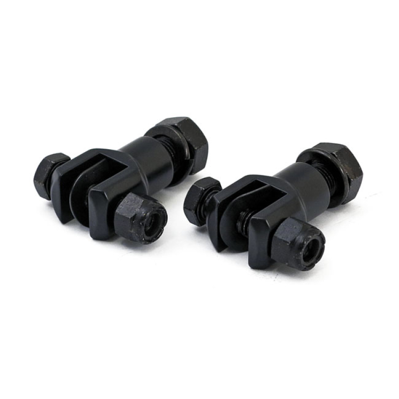 PASSENGER FOOT PEG STUD ASSEMBLY. BLACK 1/2-20 THREADED.  REPLACEMENT 900031