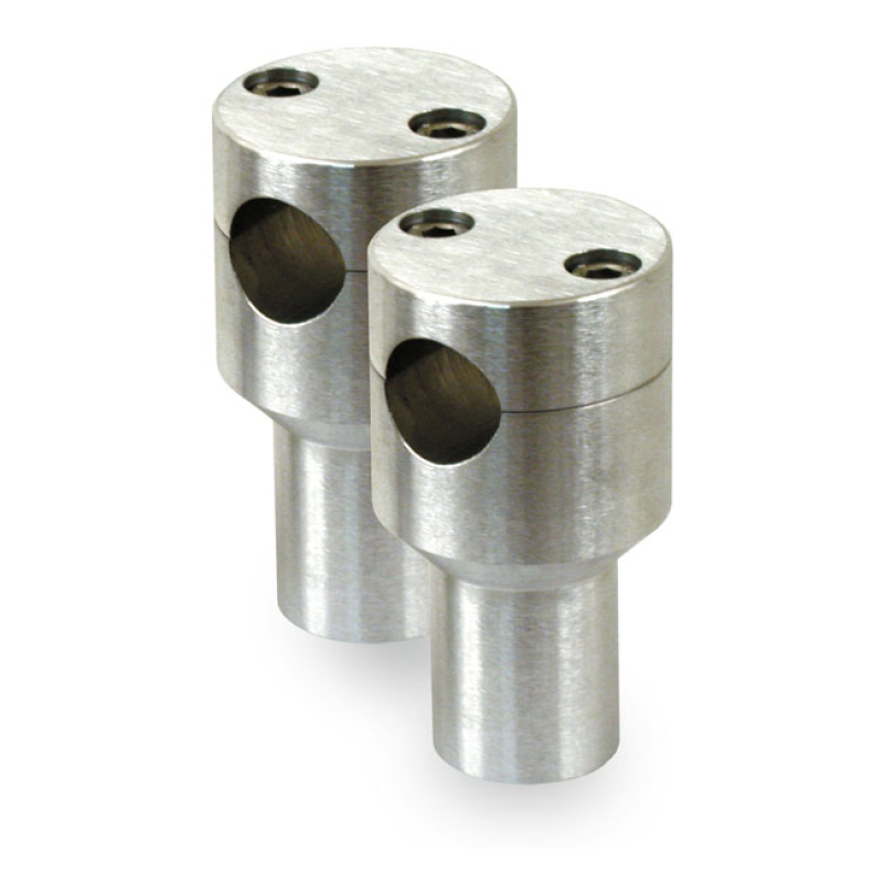 ALUMINUM RISERS. 3" RISE. BRUSHED FINISH 900181