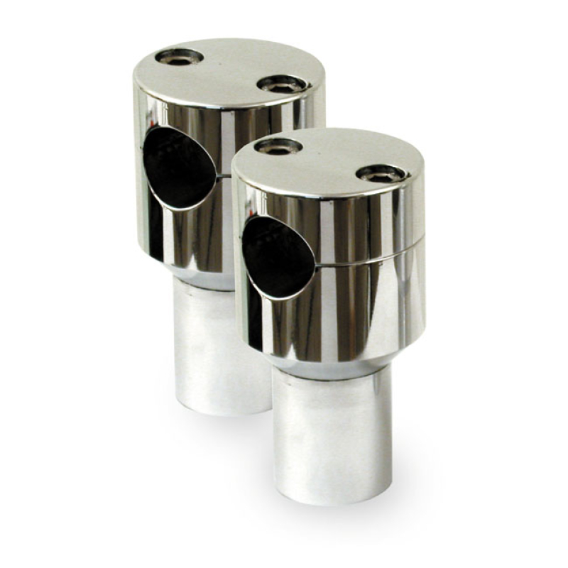 ALUMINUM RISERS. 3" RISE. POLISHED FINISH 900182