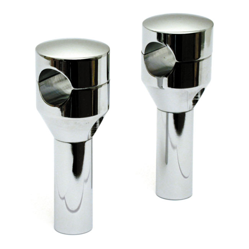 GLIDE RISER SET. 4" RISE. CHROME TAKES 1" (25.4MM) HANDLEBARS.  CHROME 900190