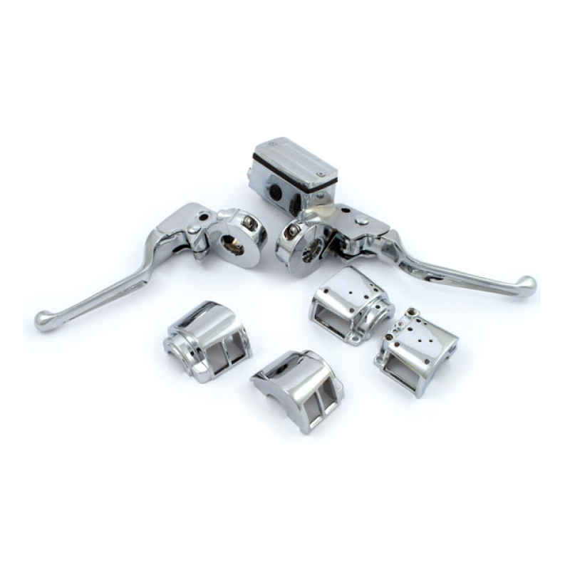 CHROME H.BAR CONTROL KIT, 3/4" BORE 900532