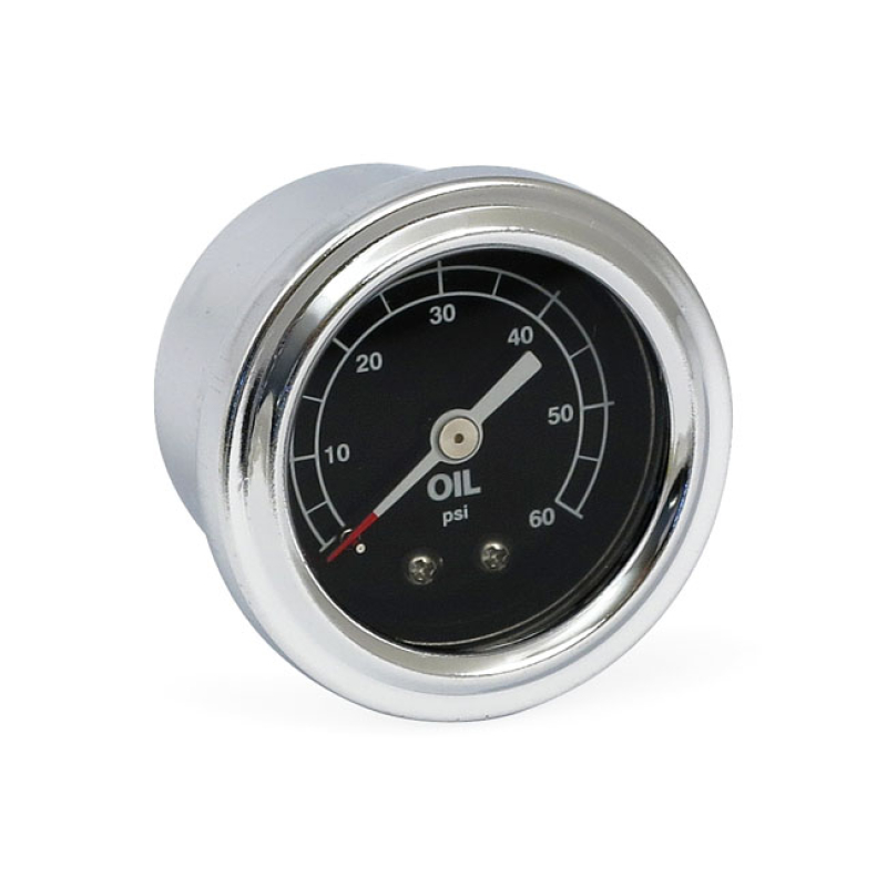 OIL PRESSURE GAUGE, LIQUID FILLED 60 PSI 900535