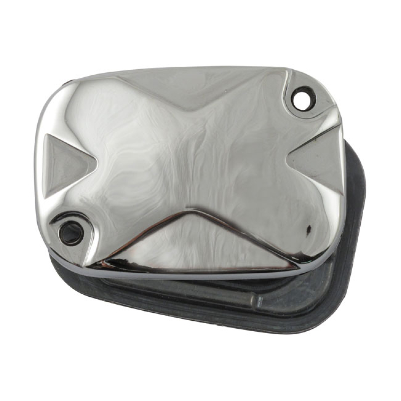 HANDLEBAR MASTER CYL COVER KIT EXX STYLE, CHROME, BRAKE 900611