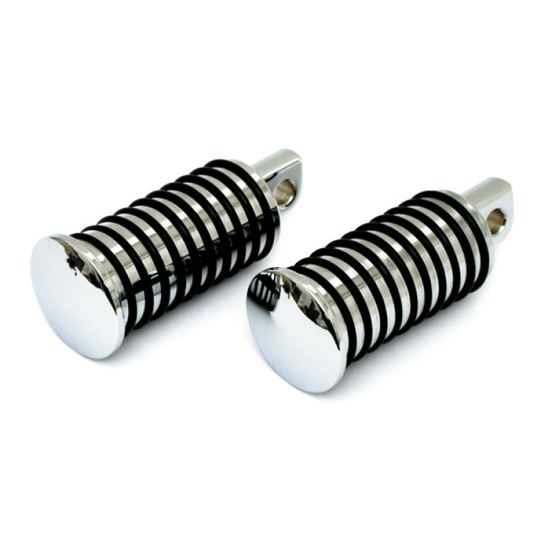 SUNDANCE O-RING FOOT PEGS. LARGE DIAMETER. H-D MALE MOUNT TRADITIONAL 900653