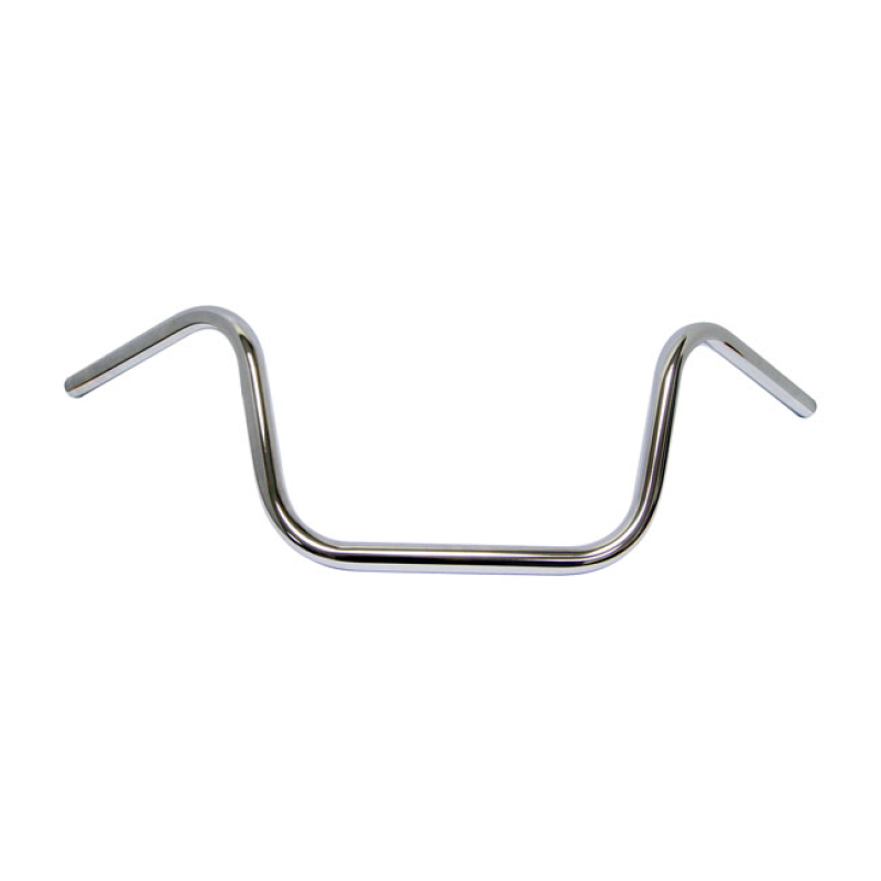 APEHANGER HANDLEBAR, 10" RISE, 1" CHROME CHROME PLATED STEEL; NON-DIMP 900660